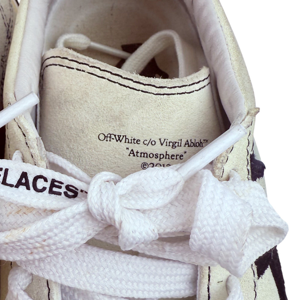 OFF WHITE Cream & Black Trainers Size 5 UK LHQ1375