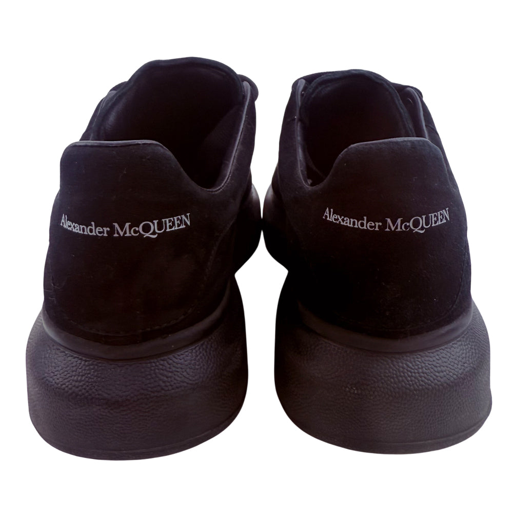 ALEXANDER MCQUEEN Black Suede Trainers Size 39 6 LHQ1376