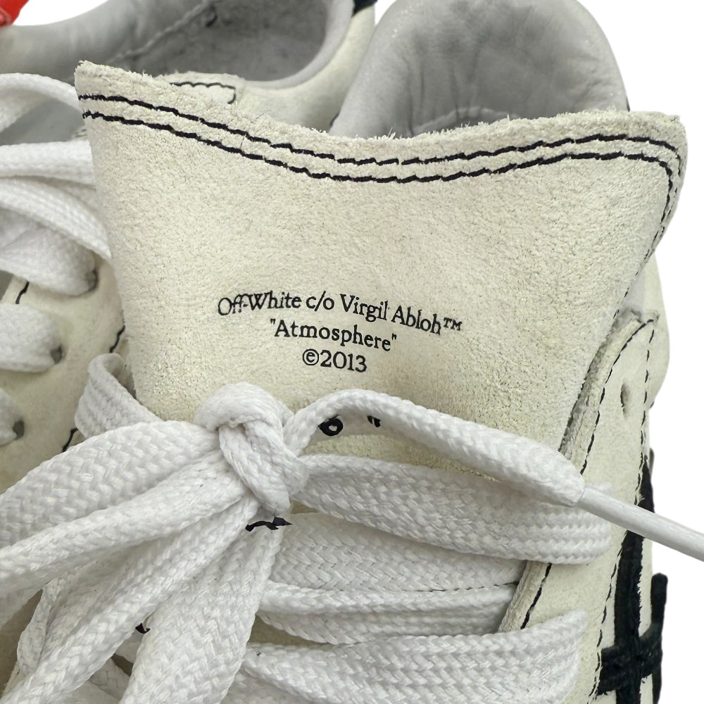 OFF WHITE Cream & Black Arrow Trainers Size 38 5 LHQ1379