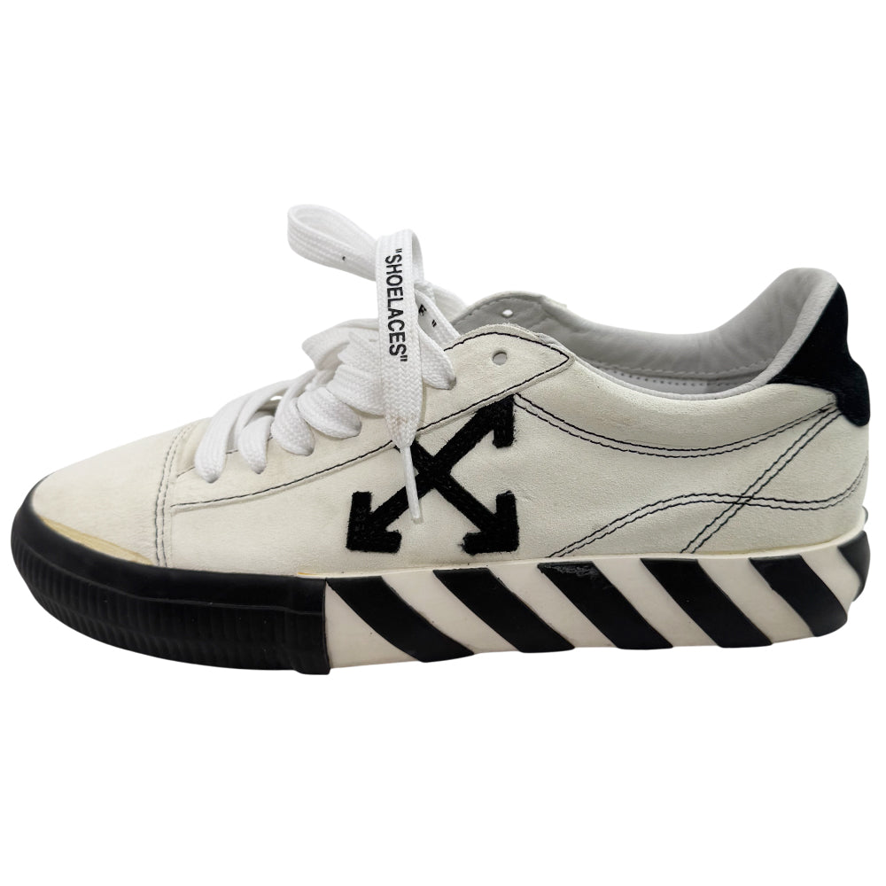 OFF WHITE Cream & Black Arrow Trainers Size 38 5 LHQ1379
