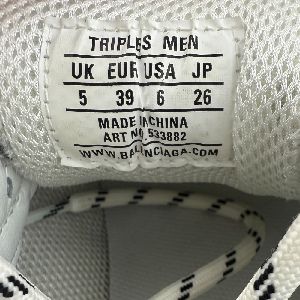BALENCIAGA Triple S Trainers Size 5 LHQ1380
