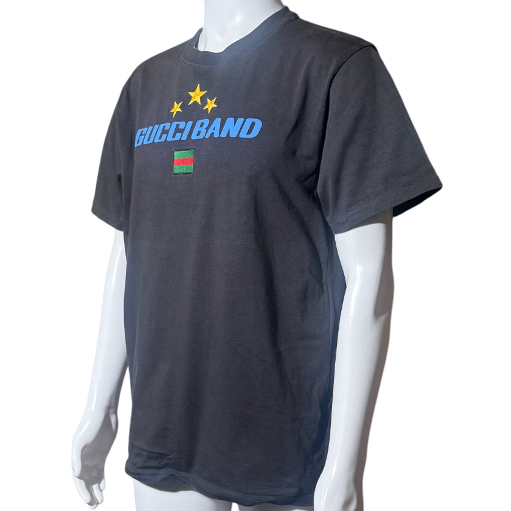 GUCCI Band Black T-Shirt Size M LHQ1385