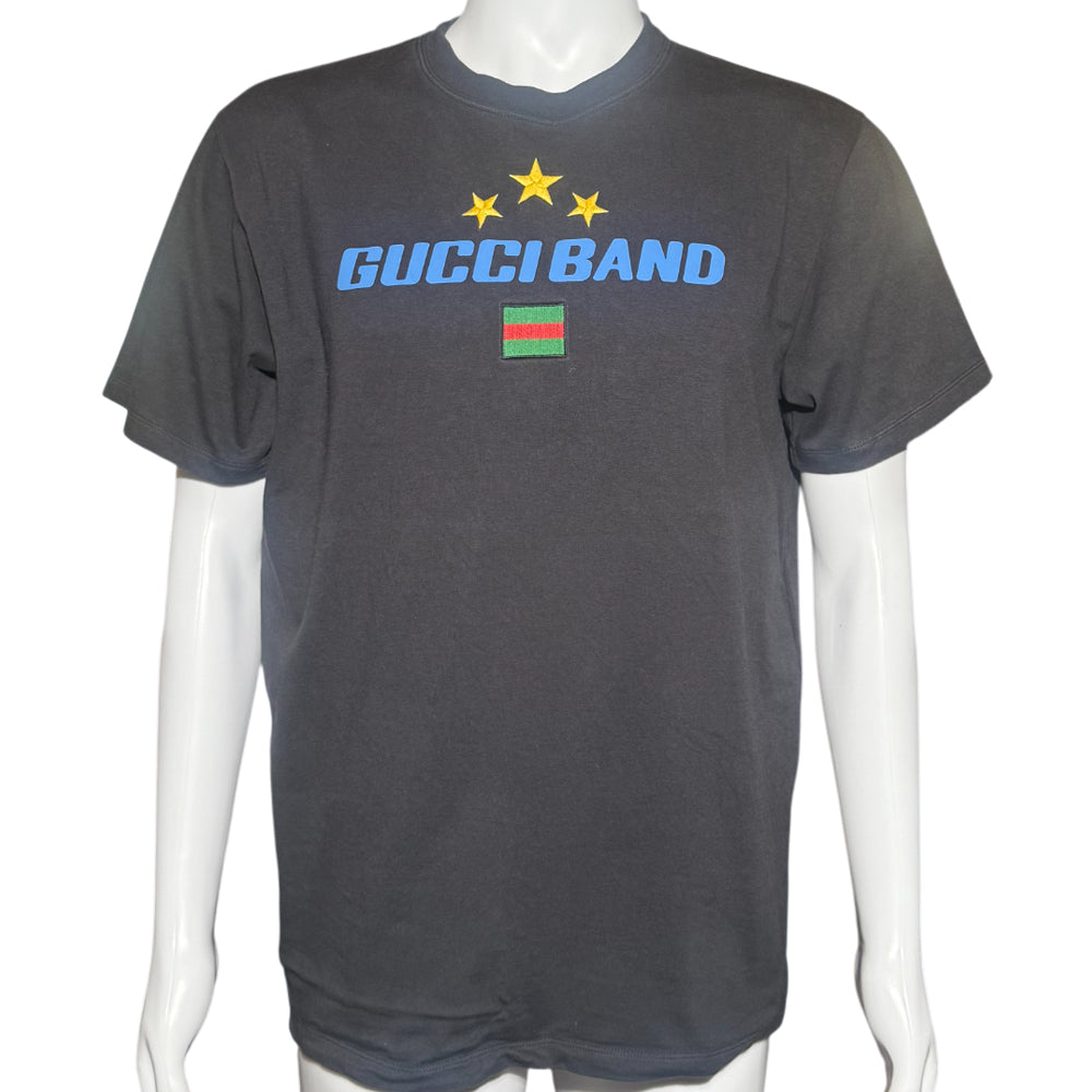 GUCCI Band Black T-Shirt Size M LHQ1385