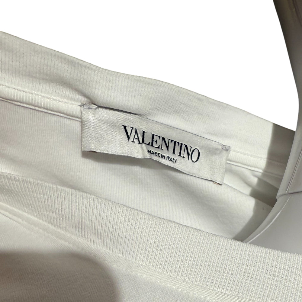 VALENTINO VLTN White T-Shirt Size S LHQ1386