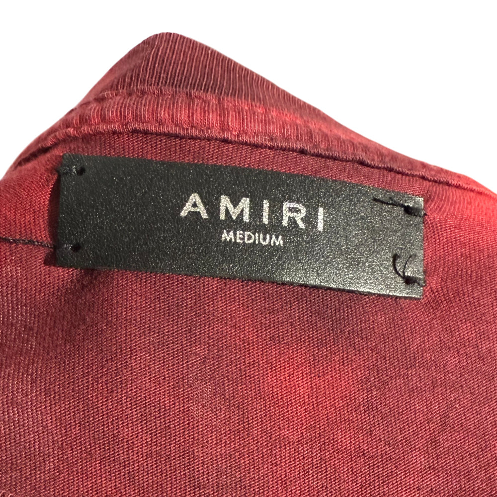 AMIRI Red Heart Tie Dye T-Shirt Size M LHQ1390