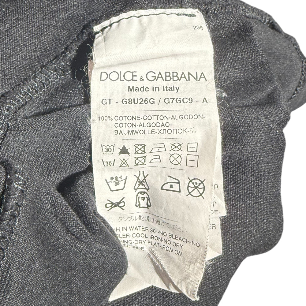 DOLCE & GABBANA Gym Collection Black Vest Size M LHQ1392