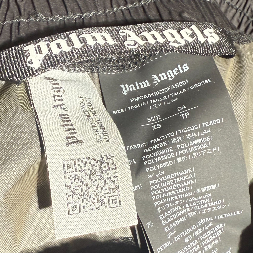 PALM ANGELS Black Rose Track Pants Size XS LHQ1396