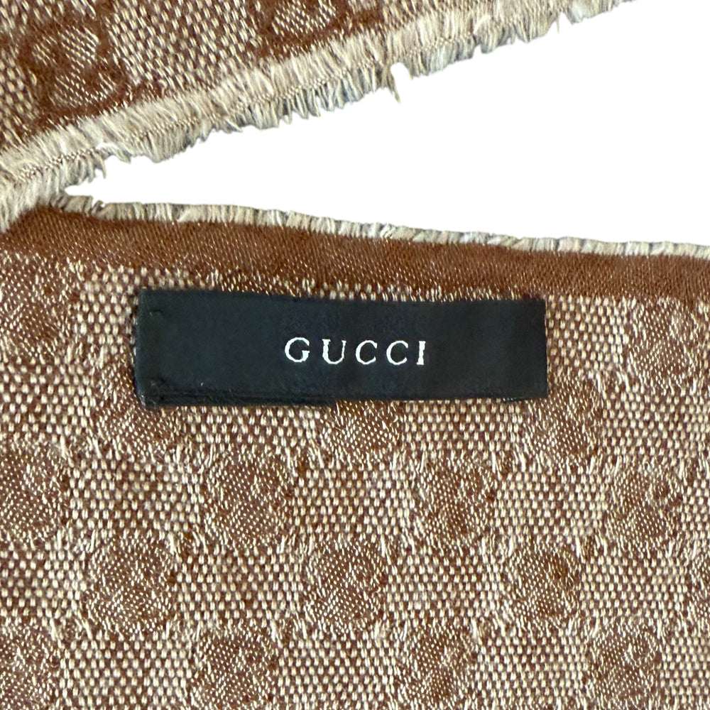 GUCCI Sherry Line GG Supreme Scarf LHQ1409