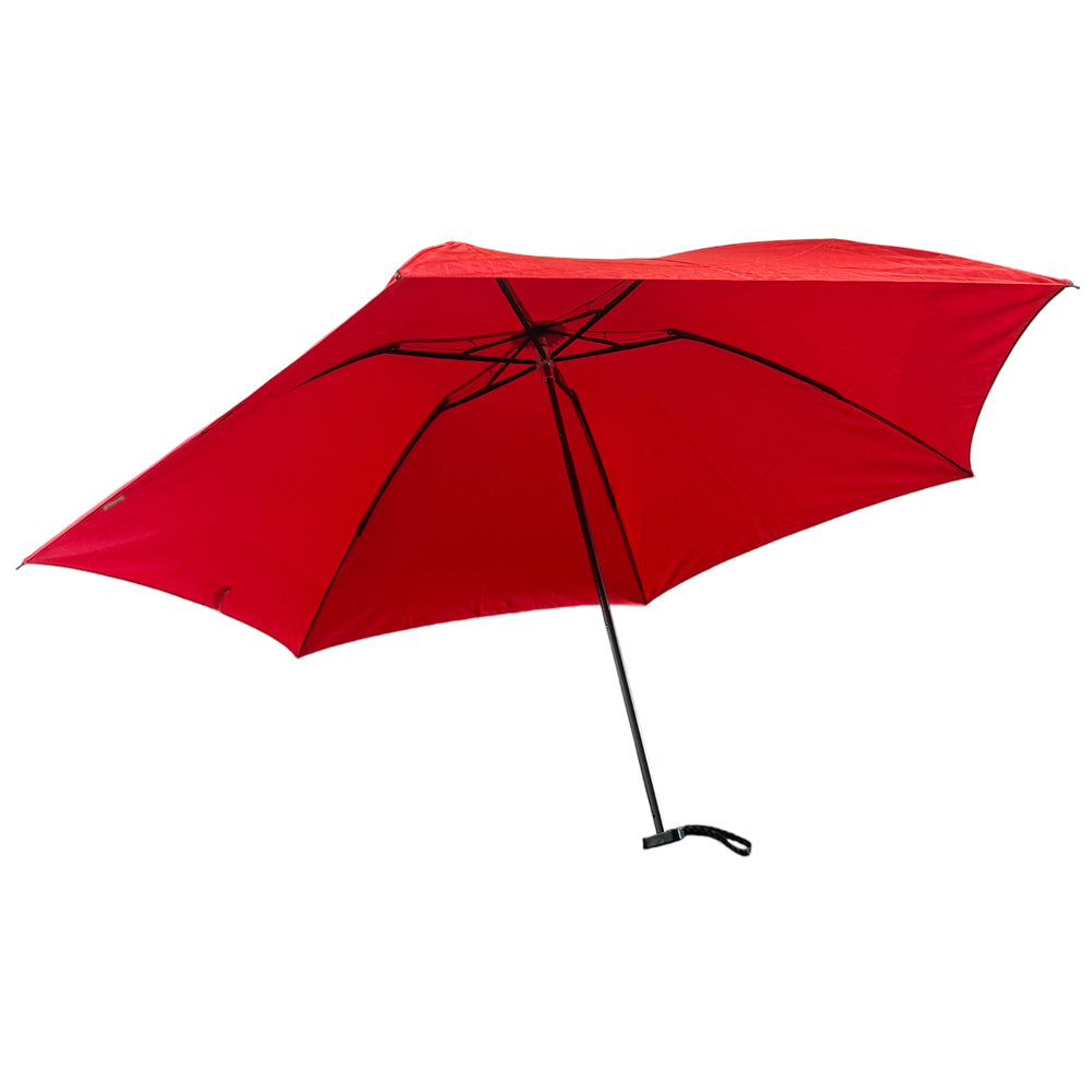 BURBERRY Red Check Carbon Umbrella LHQ1413