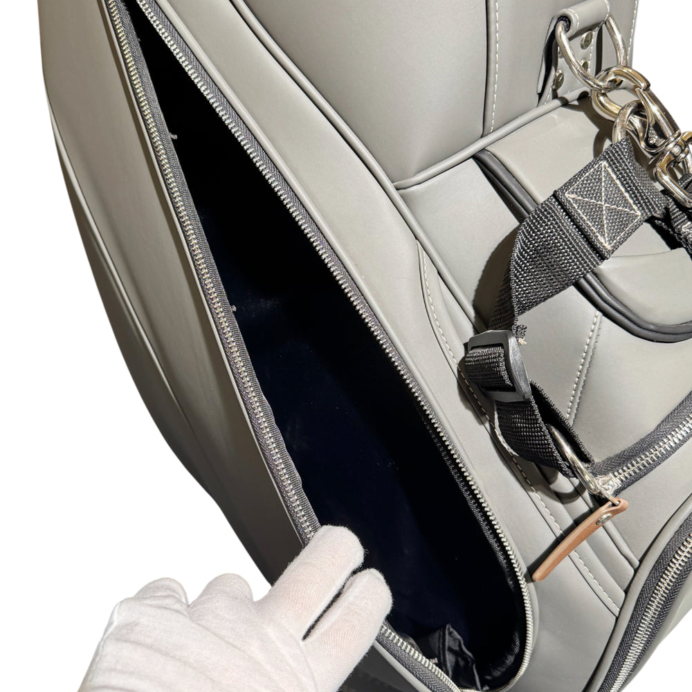 ASTON MARTIN X CALLAWAY DBX Grey Leather Golf Bag With Head Cover LHQ1426