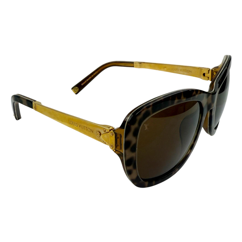 LOUIS VUITTON Leopard Sunglasses LHQ1429