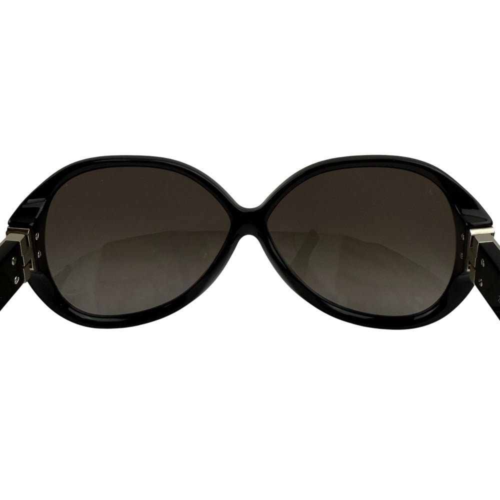 LOUIS VUITTON Oversized Black Sunglasses LHQ1431