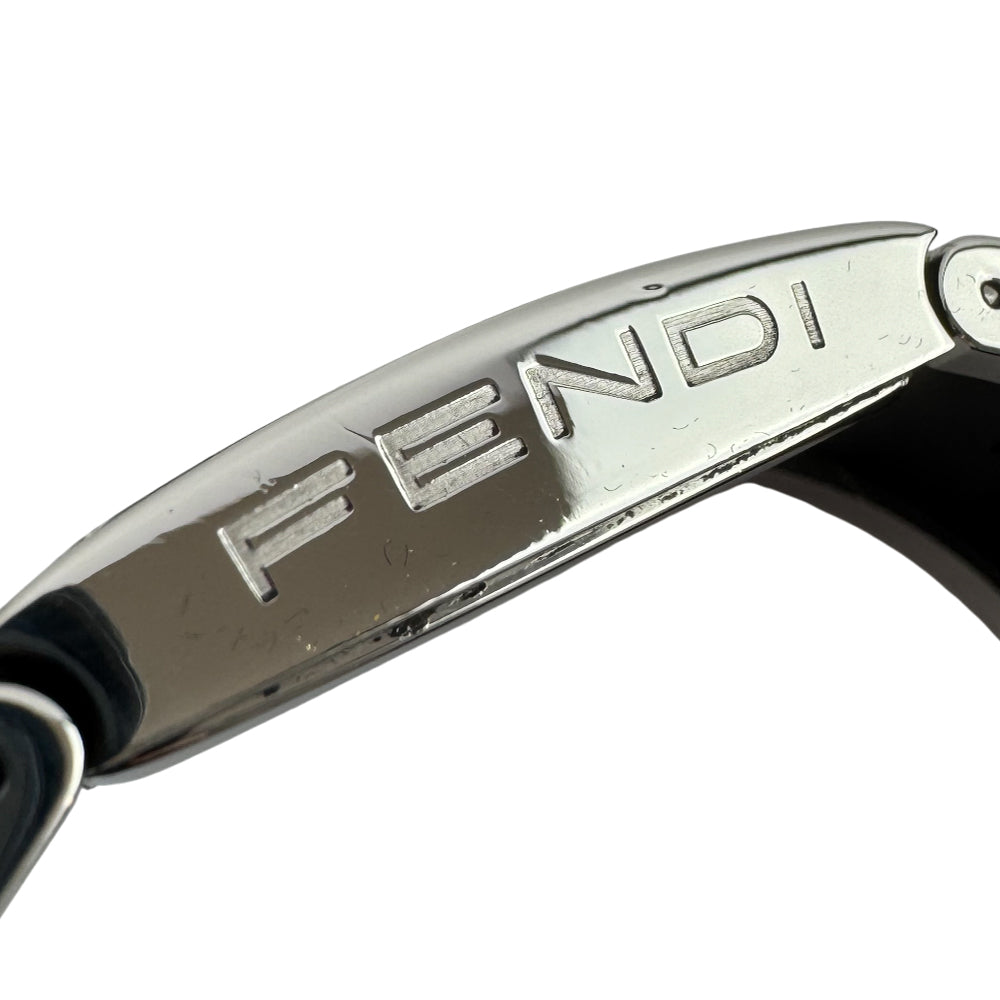 FENDI Silver Pearl Dial Stainless Steel Bangle Watch LHQ1444