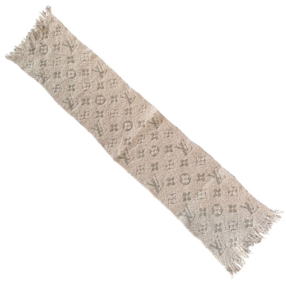 LOUIS VUITTON Monogram Wool Scarf LHQ1450