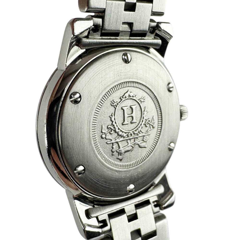HERMES Ladies Carrick Silver Watch LHQ1463