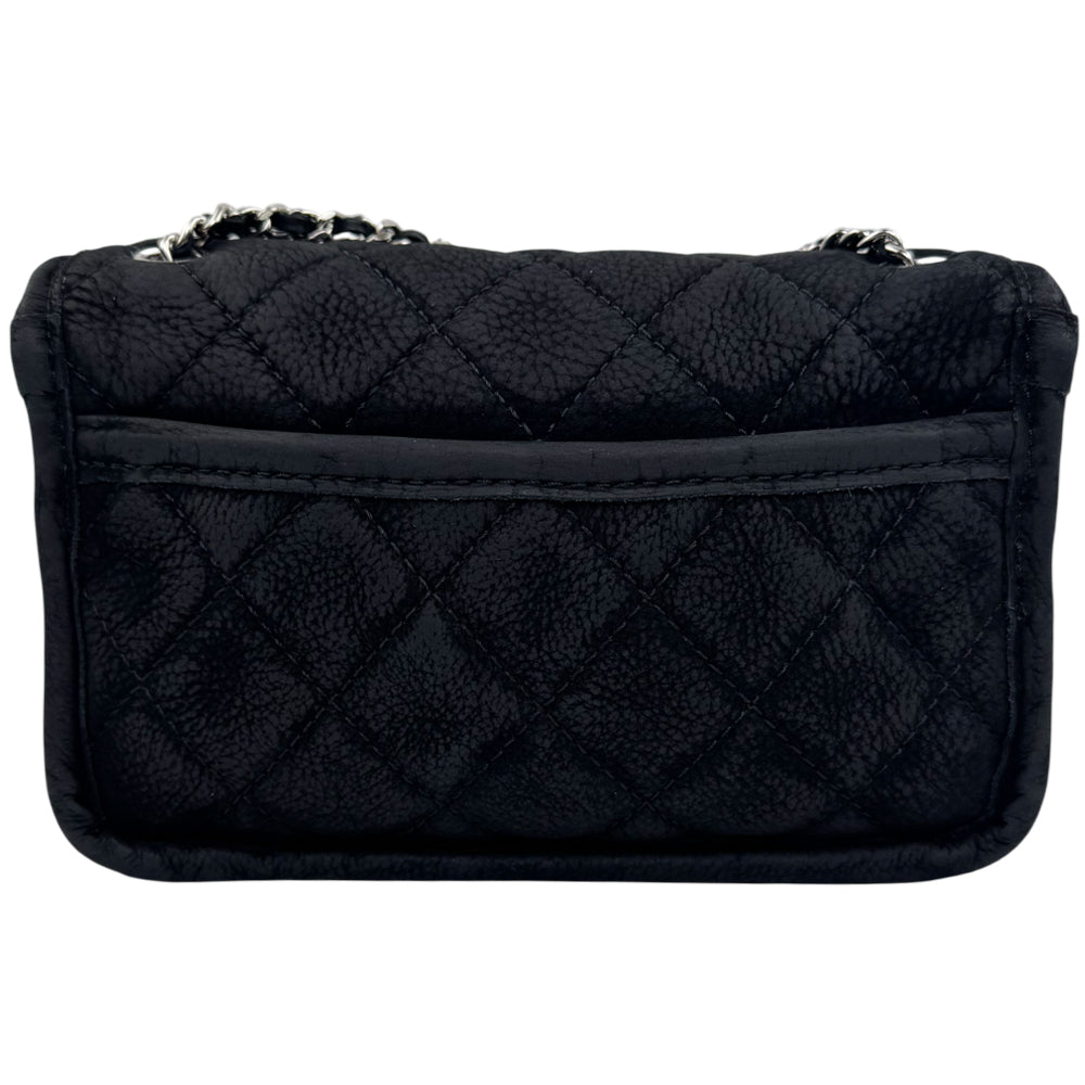 CHANEL CoCo Matelasse Black Leather Shoulder Bag LHQ1467