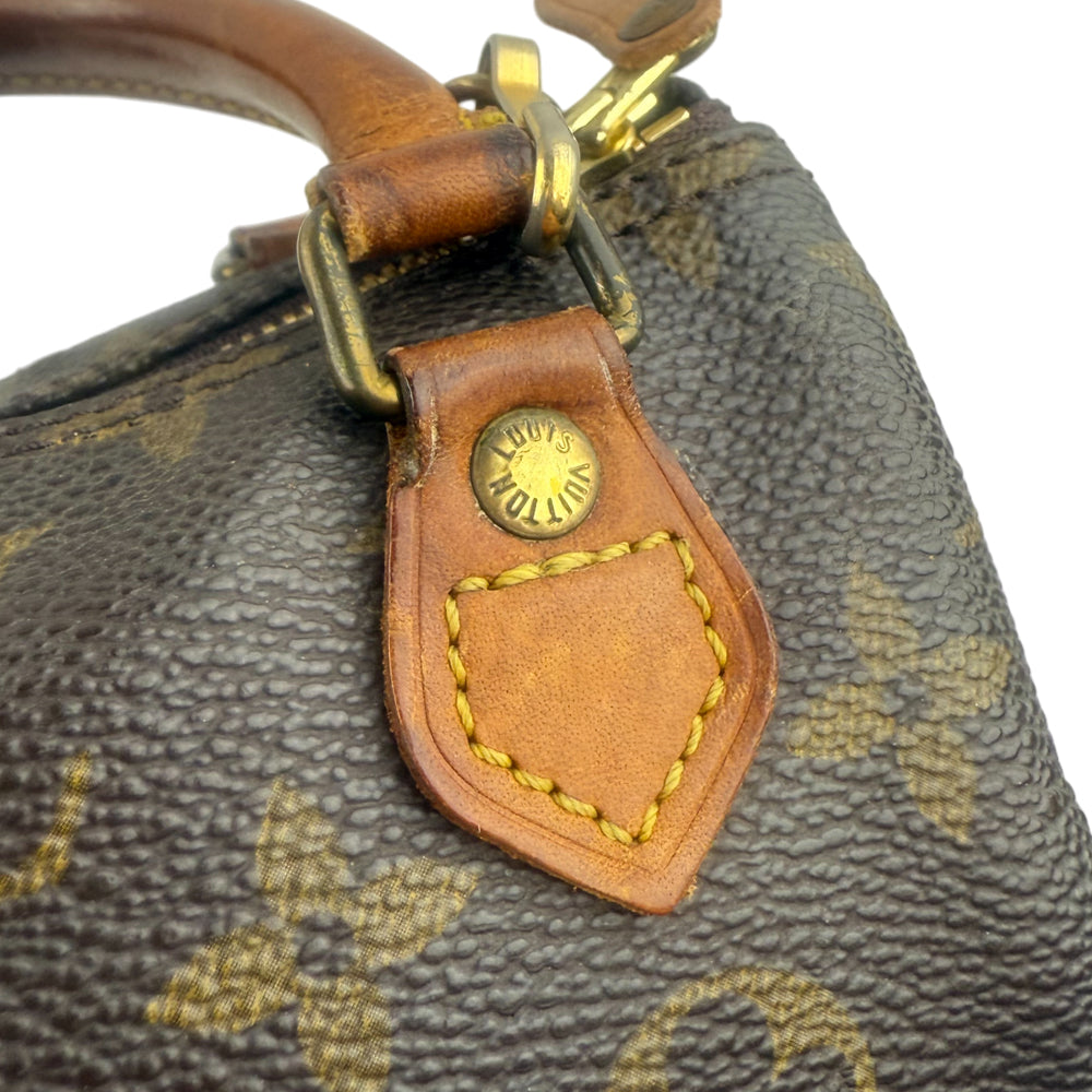 LOUIS VUITTON Mini Nano Speedy Monogram Shoulder Bag LHQ1468