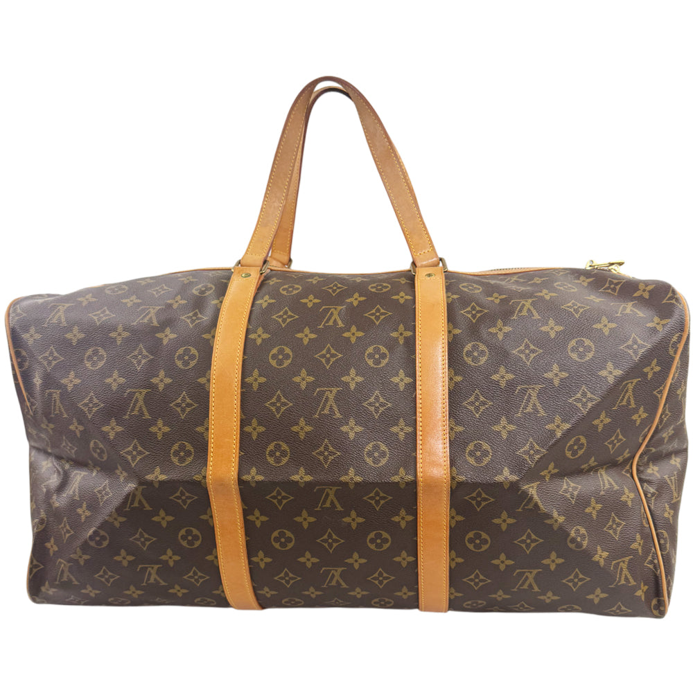 LOUIS VUITTON Sac Souple 55 Monogram Boston Keepall Bag LHQ1476