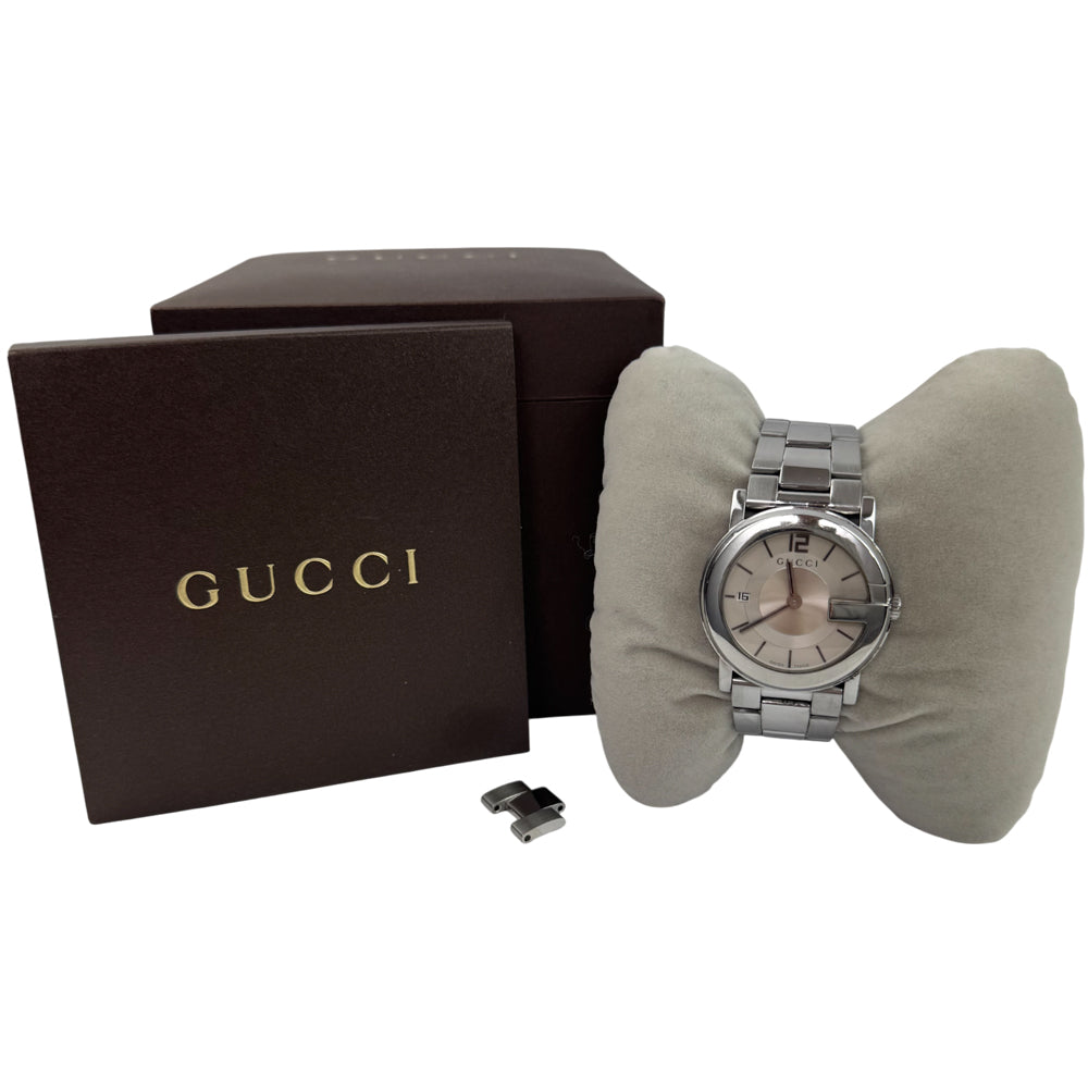 GUCCI G Silver Dial Stainless Steel Watch LHQ1485