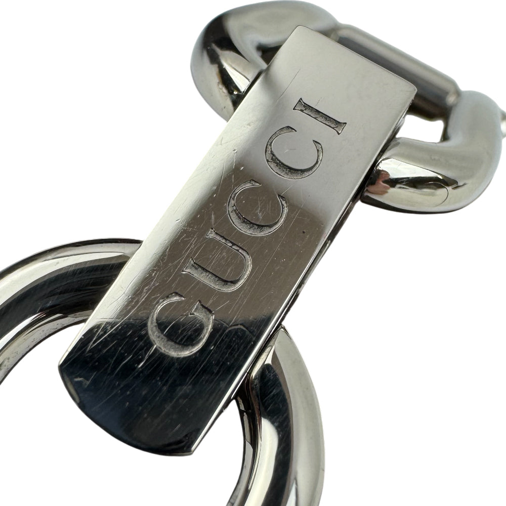 GUCCI Silver Grey Dial Stainless Steel Bangle Watch LHQ1486