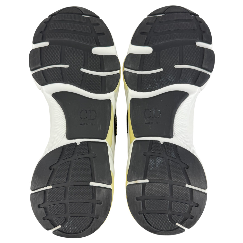 CHRISTIAN DIOR B22 White & Grey Trainers Size 8 UK LHQ1489