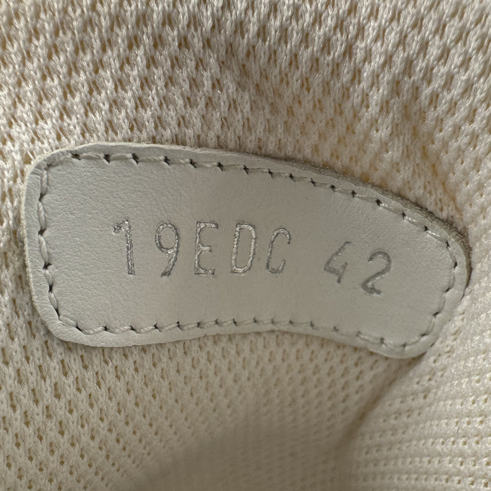 CHRISTIAN DIOR B22 White & Grey Trainers Size 8 UK LHQ1489