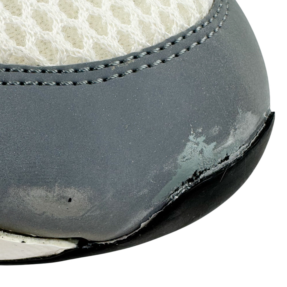 CHRISTIAN DIOR B22 White & Grey Trainers Size 8 UK LHQ1489