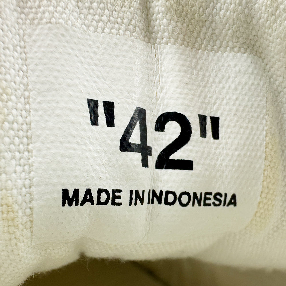 OFF-WHITE White Canvas Trainers Size 8 UK LHQ1490