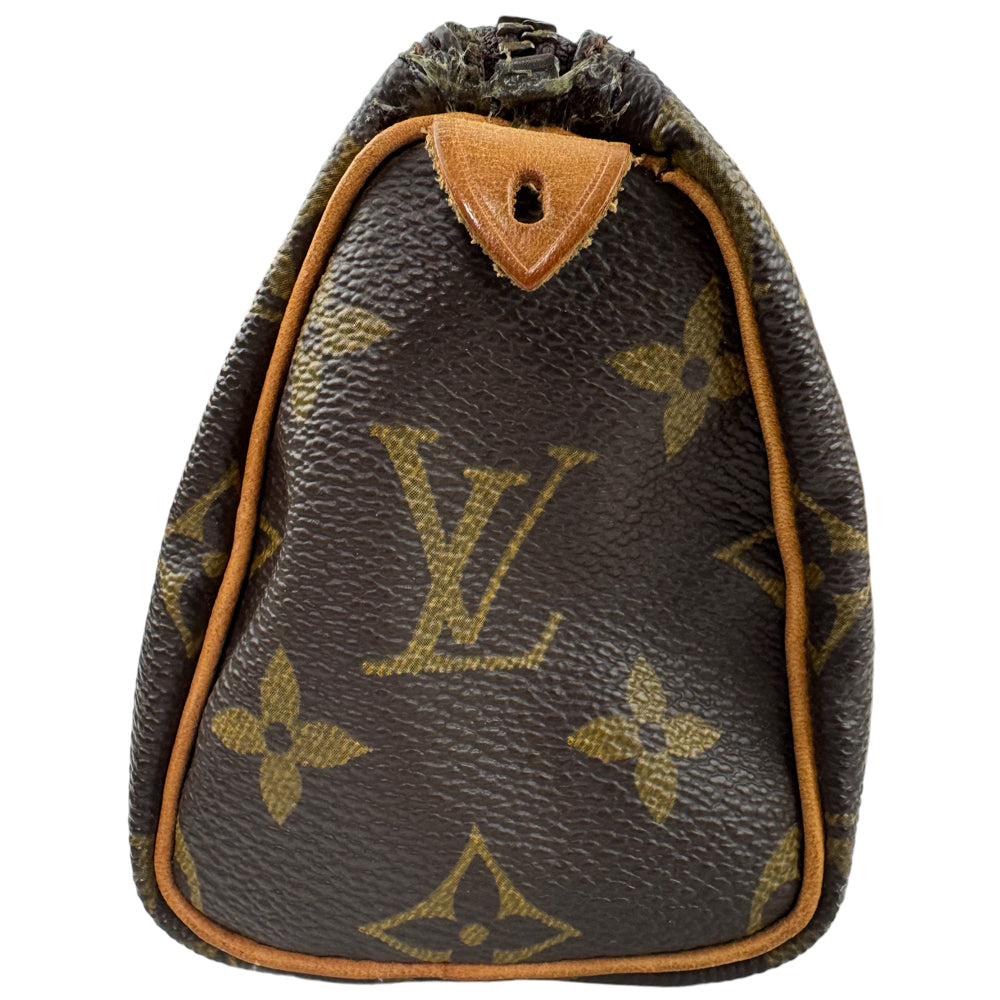 LOUIS VUITTON Mini Nano Speedy Monogram Shoulder Bag LHQ1492