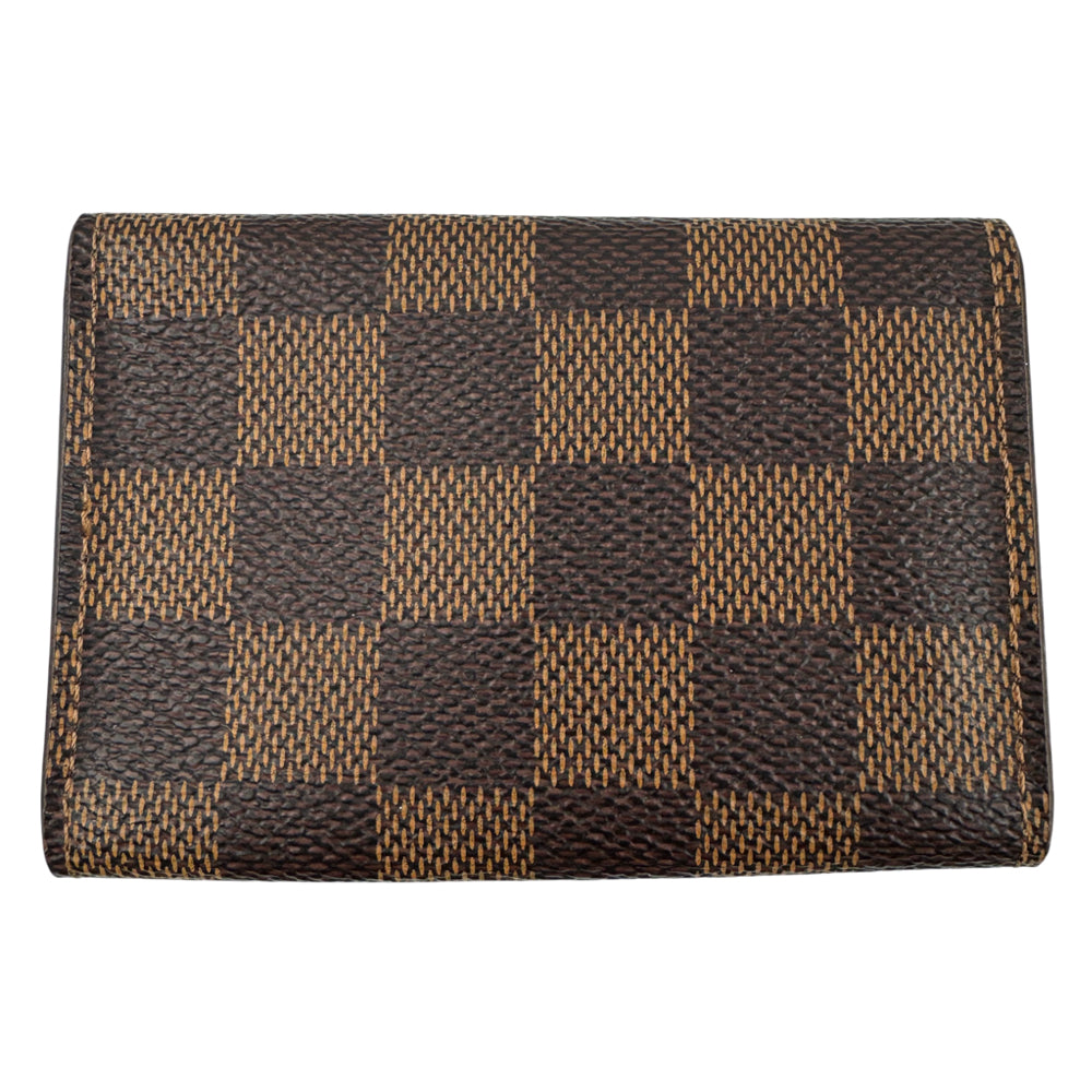 LOUIS VUITTON Damier Ebene 6 Key Holder LHQ1494