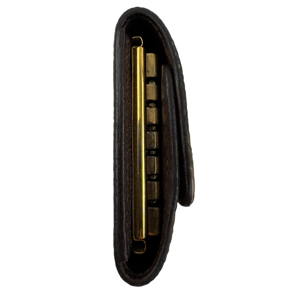 LOUIS VUITTON Damier Ebene 6 Key Holder LHQ1494