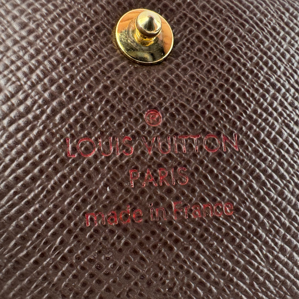 LOUIS VUITTON Damier Ebene 6 Key Holder LHQ1494