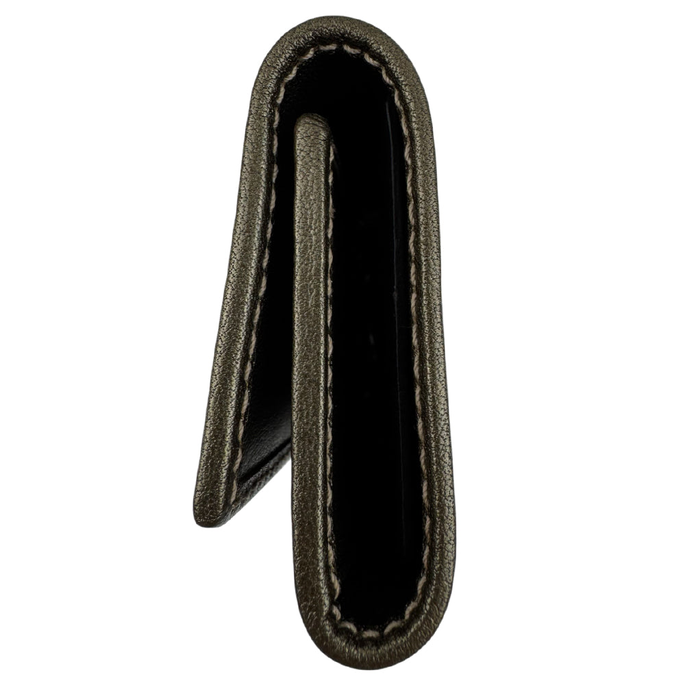 GUCCI Dark Gold GG Canvas 6 Key Holder LHQ1495