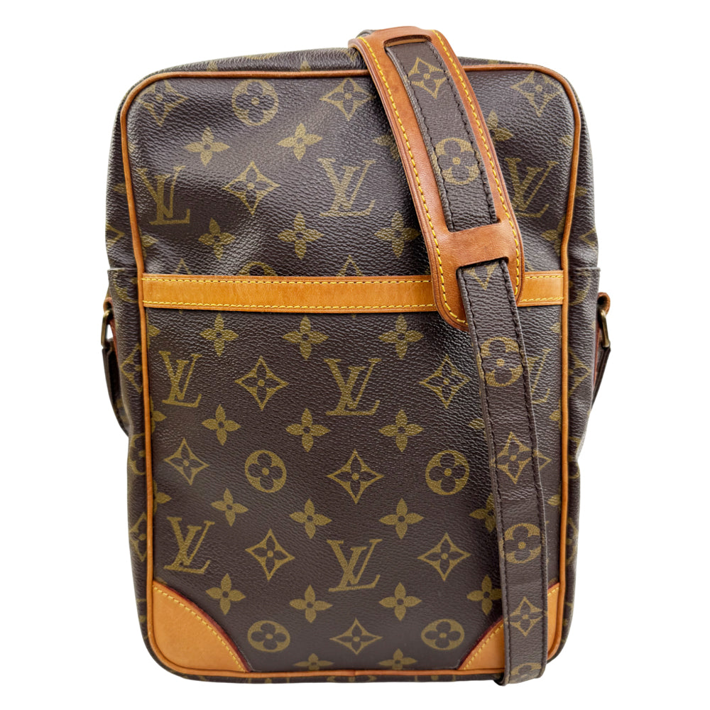 LOUIS VUITTON Danube Brown Monogram Crossbody Bag LHQ1501