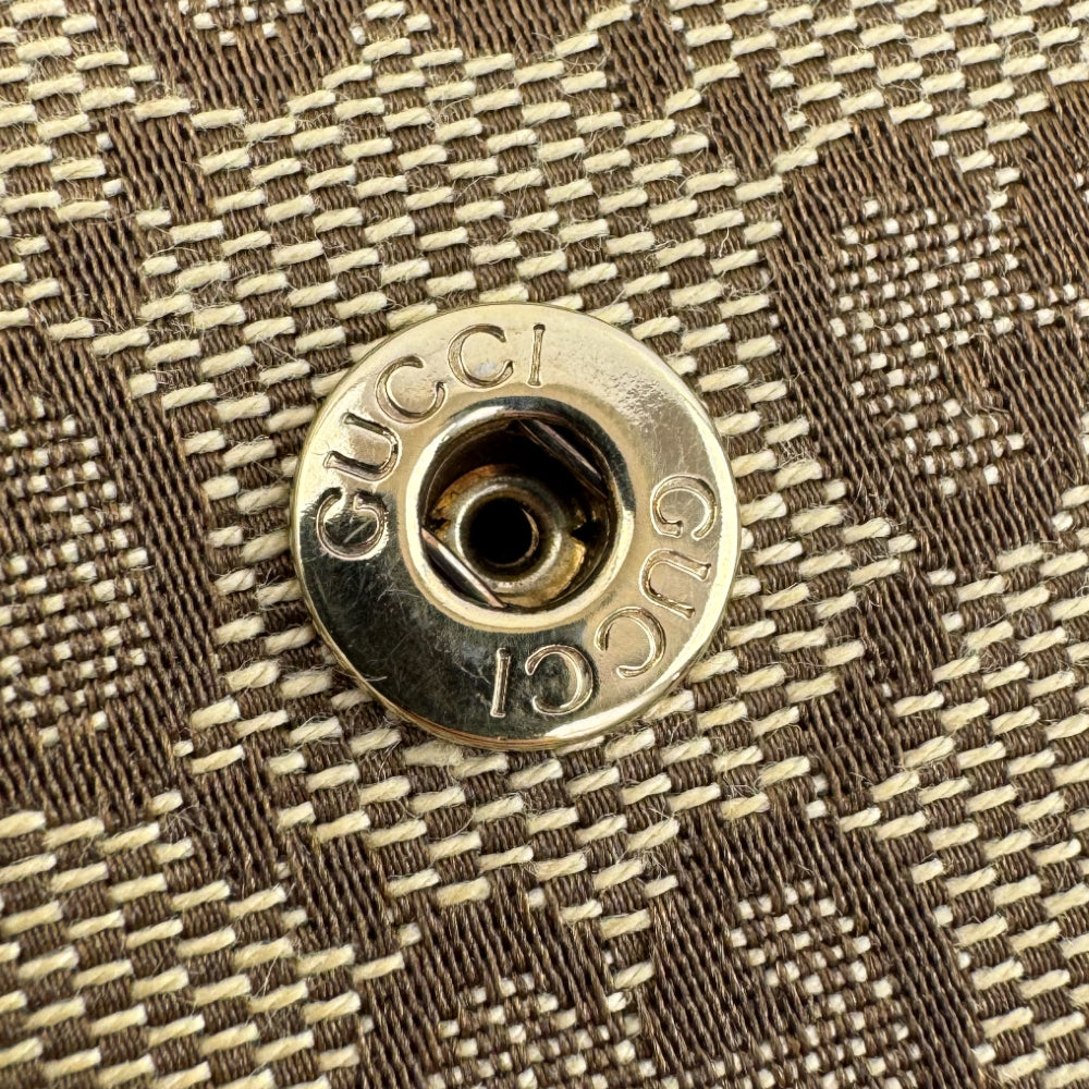 GUCCI Brown GG Canvas 6 Key Holder LHQ1504