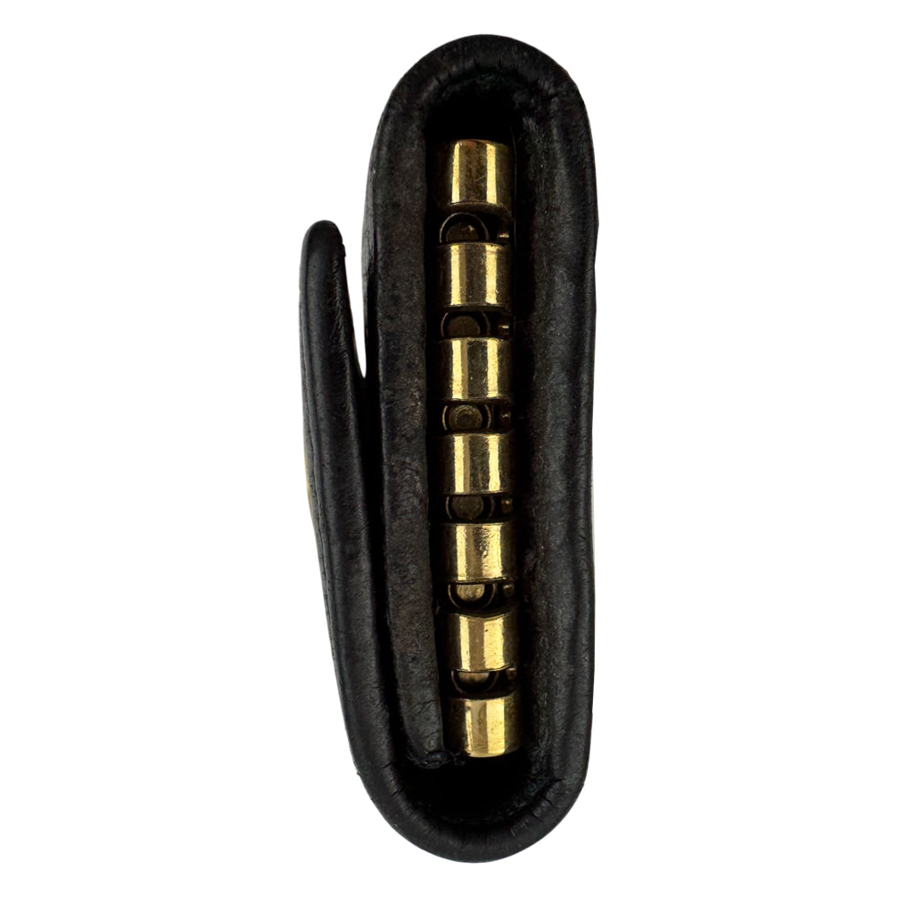 GUCCI GG Black Leather 6 Point Key Holder LHQ1505