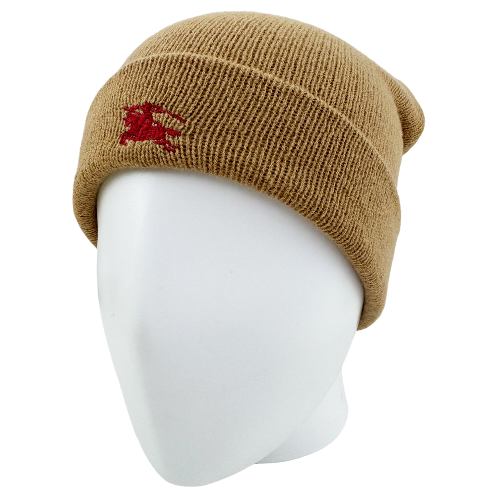 BURBERRY Brown Wool Beanie LHQ1506
