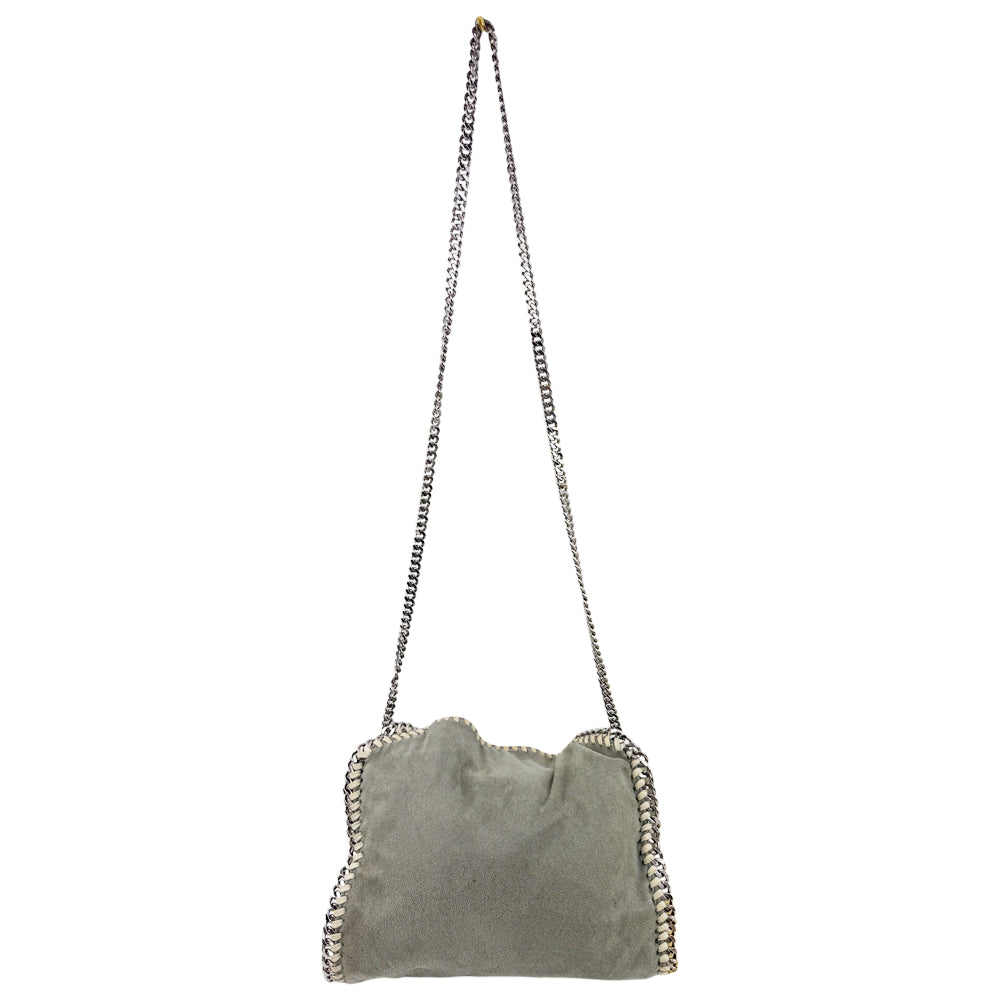 STELLA McCARTNEY Falabella Grey Chain Shoulder Bag LHQ1513