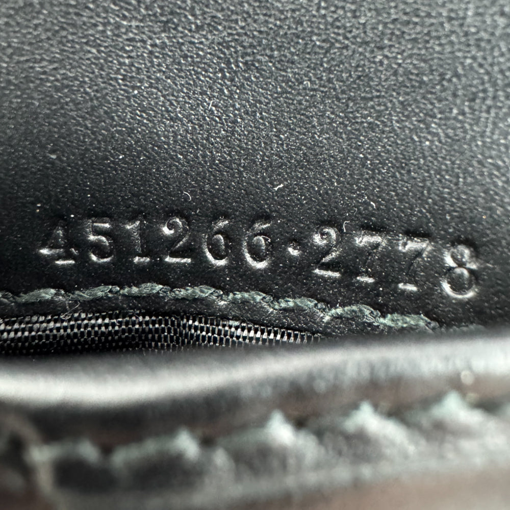 GUCCI Black GG Snake Print Wallet LHQ1514