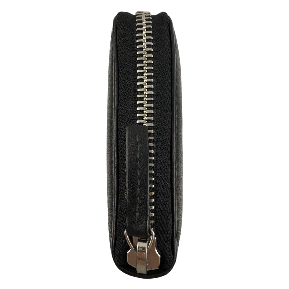 GUCCI GG Black Leather Long Purse LHQ1518