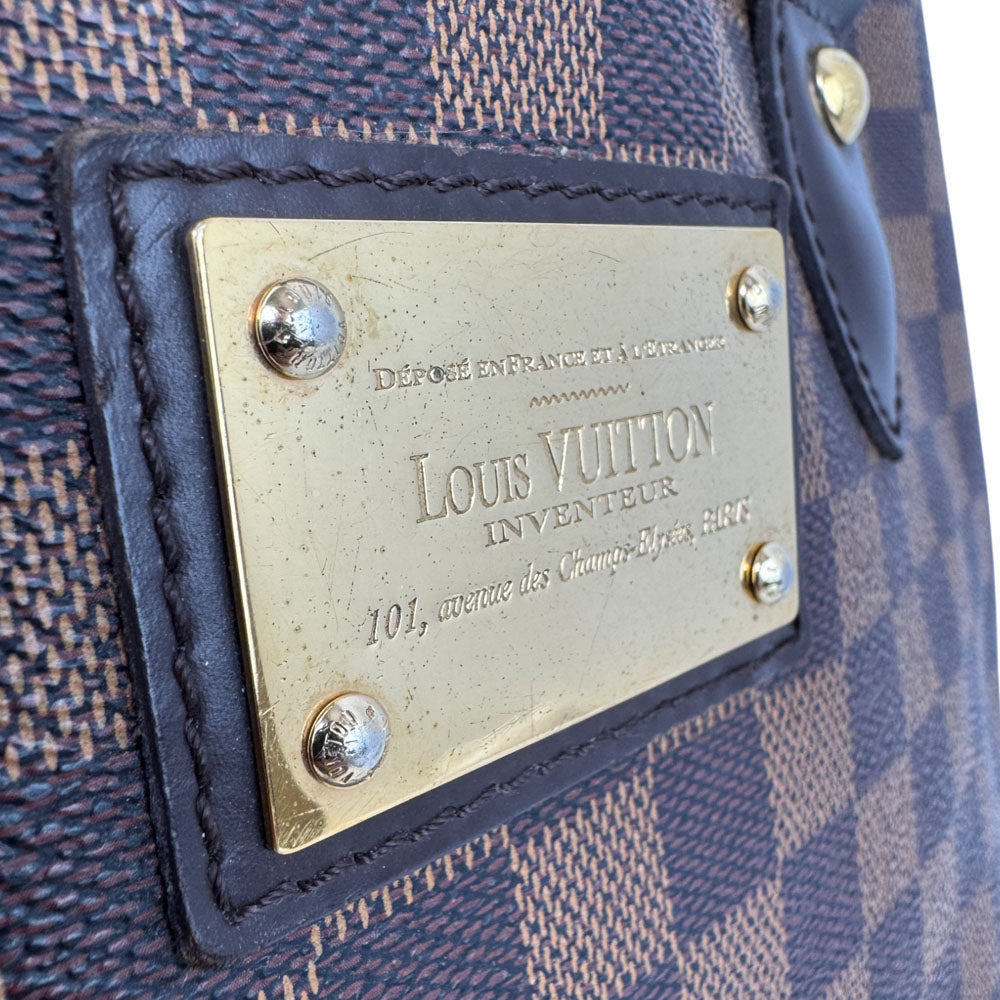 LOUIS VUITTON Hampstead PM Damier Ebene Handbag LHQ1526