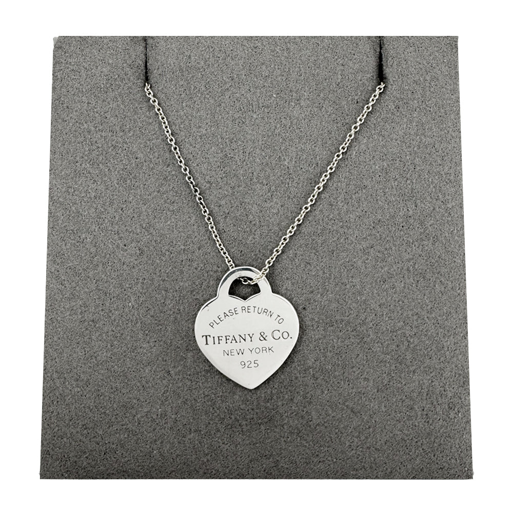TIFFANY & CO Return To Heart Tag Silver Necklace LHQ1529