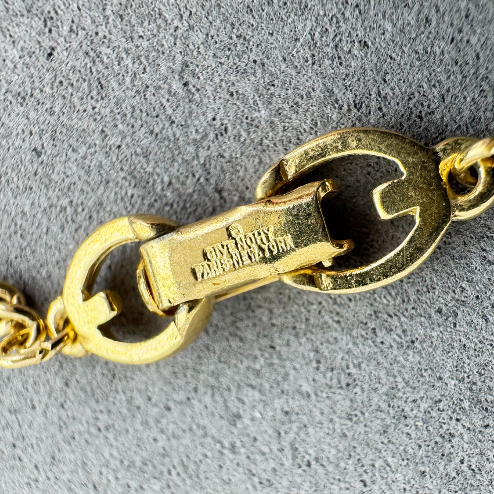 GIVENCHY Triple G Gold Jewel Necklace LHQ1531