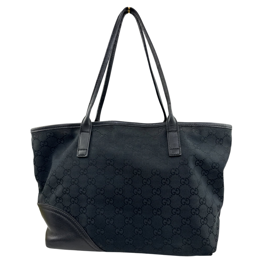 GUCCI GG Black Canvas Tote Bag LHQ1534