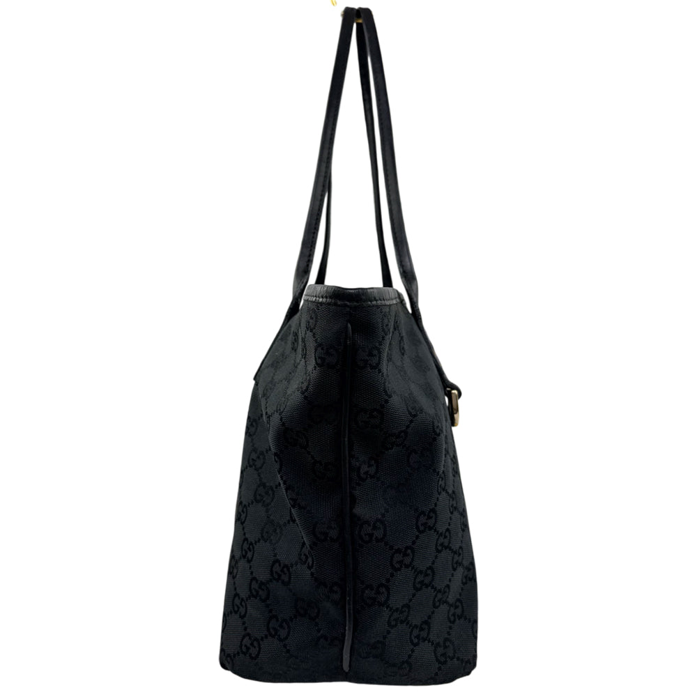 GUCCI GG Black Canvas Tote Bag LHQ1534