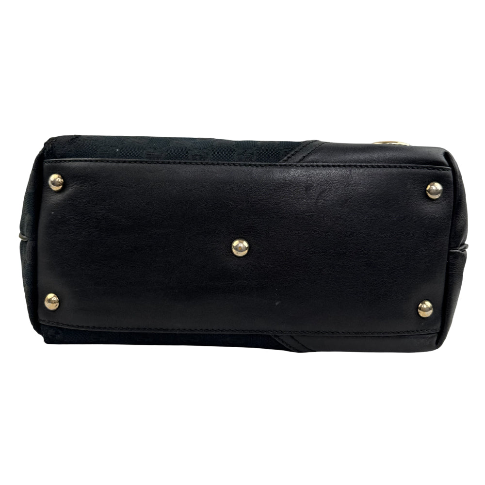 GUCCI GG Black Canvas Tote Bag LHQ1534