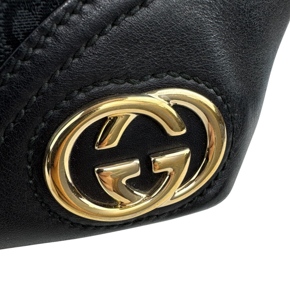 GUCCI GG Black Canvas Tote Bag LHQ1534