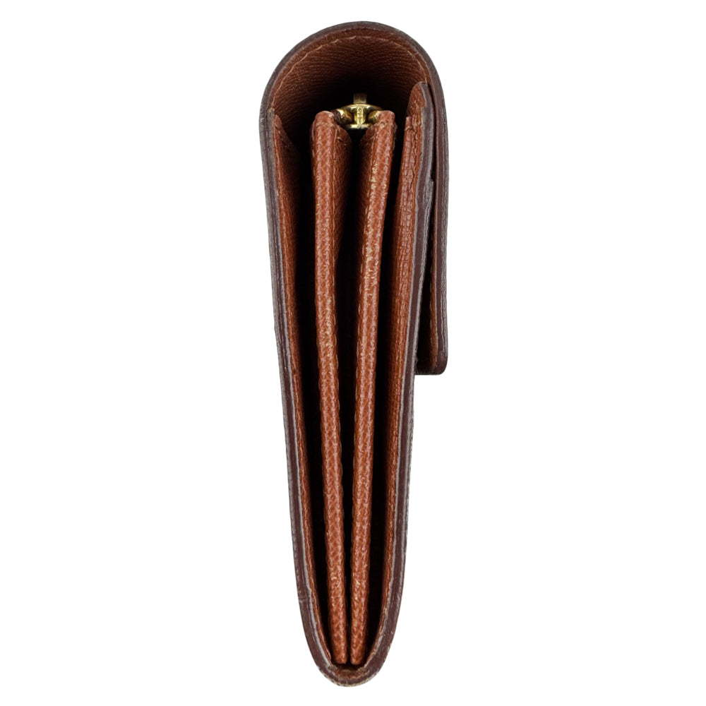 LOUIS VUITTON Monogram Sarah Long Purse LHQ1542