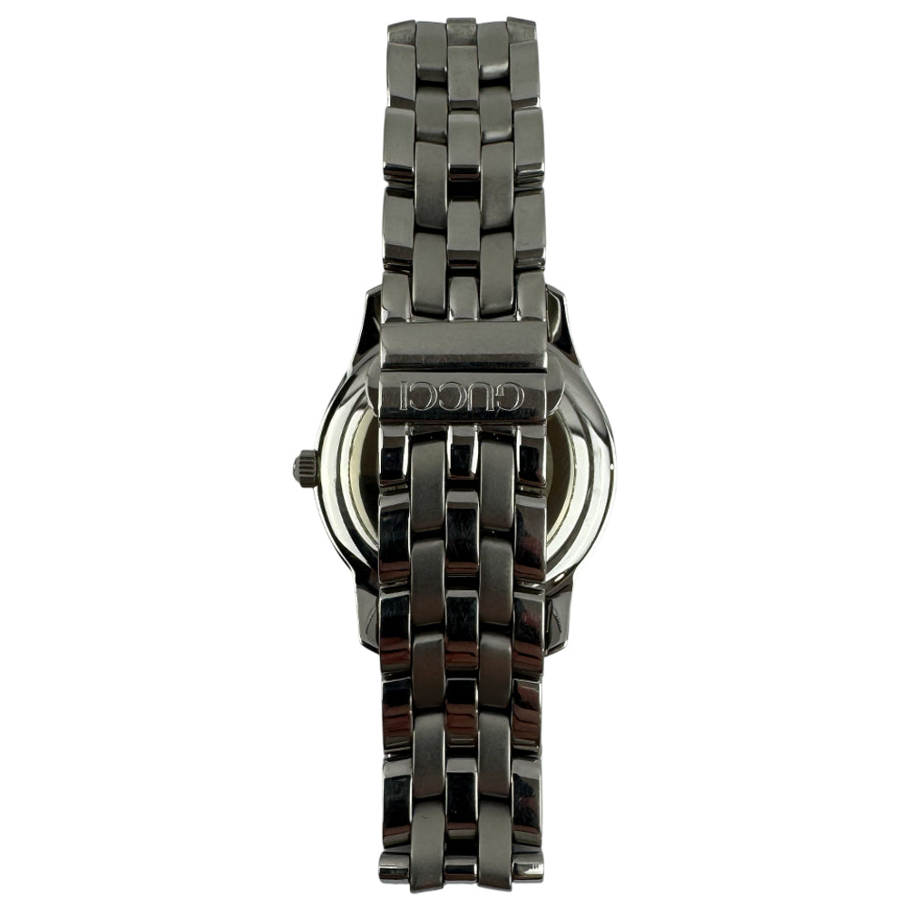 GUCCI Silver Black Dial Stainless Steel Watch LHQ1546