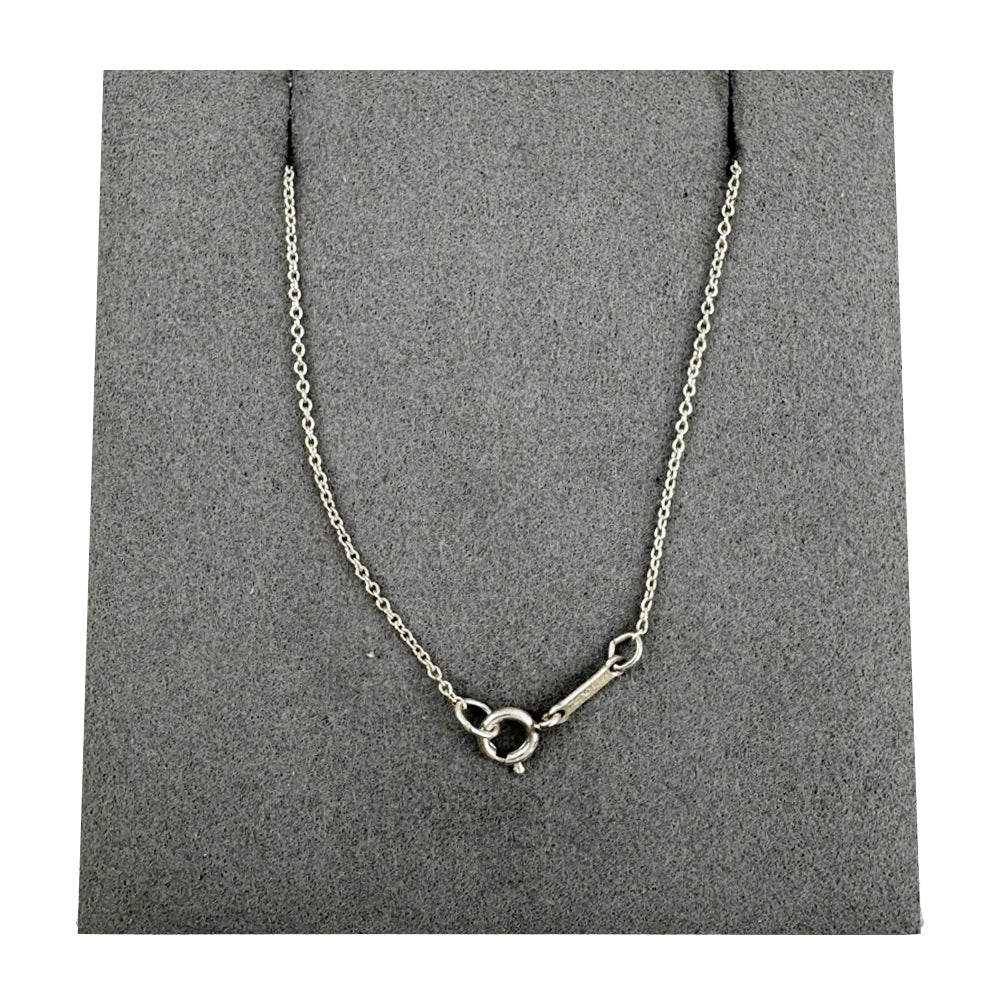 TIFFANY & CO 15mm Bean Silver Necklace LHQ1548